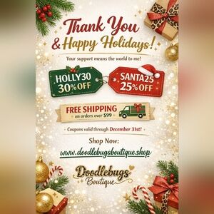 🐧 SHOP MY WEBSITE - DOODLEBUGS BOUTIQUE 🐧